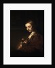 Lady with a Pink by Anonymous