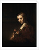 Lady with a Pink by Anonymous