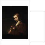 Lady with a Pink by Anonymous