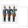 Illustration of Three Saluting Soldiers by Anonymous