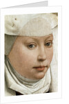 Detail of Portrait of a Young Woman by Rogier van der Weyden
