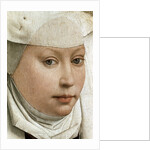 Detail of Portrait of a Young Woman by Rogier van der Weyden