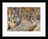 Road Menders in a Lane With Heavy Plane Trees by Vincent Van Gogh