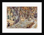Road Menders in a Lane With Heavy Plane Trees by Vincent Van Gogh