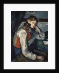 Boy in a Red Waistcoat by Paul Cezanne