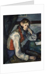 Boy in a Red Waistcoat by Paul Cezanne