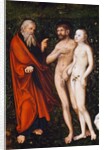 Detail of Garden of Eden by Lucas Cranach the Elder