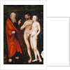 Detail of Garden of Eden by Lucas Cranach the Elder