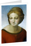Detail of Madonna of the Meadow by Raphael