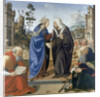 Visitation, With Saint Nicholas and Saint Anthony Abbot by Piero di Cosimo