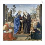 Visitation, With Saint Nicholas and Saint Anthony Abbot by Piero di Cosimo