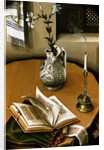 Detail of Annunciation Triptych (Merode Altarpiece) by the workshop of Robert Campin by Anonymous