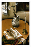 Detail of Annunciation Triptych (Merode Altarpiece) by the workshop of Robert Campin by Anonymous