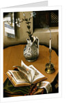 Detail of Annunciation Triptych (Merode Altarpiece) by the workshop of Robert Campin by Anonymous