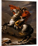 Napoleon on Horseback at the St. Bernard Pass by Jacques-Louis David