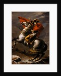 Napoleon on Horseback at the St. Bernard Pass by Jacques-Louis David
