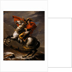 Napoleon on Horseback at the St. Bernard Pass by Jacques-Louis David