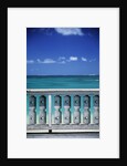Railing next to the Beach by Anonymous