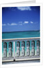 Railing next to the Beach by Anonymous
