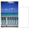 Railing next to the Beach by Anonymous