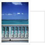 Railing next to the Beach by Anonymous