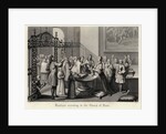 Engraving of a Roman Catholic Baptism by Anonymous