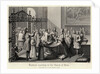 Engraving of a Roman Catholic Baptism by Anonymous
