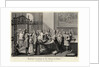 Engraving of a Roman Catholic Baptism by Anonymous