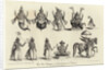Engraving of the Ten Avatars of Vishnu by Anonymous
