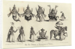 Engraving of the Ten Avatars of Vishnu by Anonymous