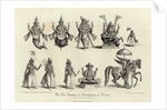Engraving of the Ten Avatars of Vishnu by Anonymous