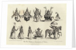 Engraving of the Ten Avatars of Vishnu by Anonymous