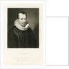 Engraved Portrait of Jacques-Auguste de Thou by Anonymous
