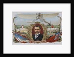 Label Depicting Mr. Bleriot's First Flight Across the Channel by Anonymous