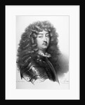 Engraved Portrait of Louis XIV, King of France by Anonymous