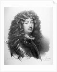 Engraved Portrait of Louis XIV, King of France by Anonymous