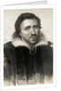 Detail of a Printed Portrait of Ben Jonson by Anonymous