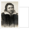 Detail of a Printed Portrait of Ben Jonson by Anonymous