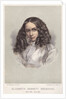 Portrait of Elizabeth Barrett Browning by Anonymous