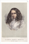 Portrait of Elizabeth Barrett Browning by Anonymous