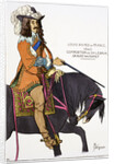 Print Depicting King Louis XIII on Horseback by Corbis