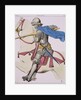 Print Depicting a Knight in Armor on Horseback by Anonymous