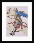 Print Depicting a Knight in Armor on Horseback by Anonymous