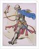 Print Depicting a Knight in Armor on Horseback by Anonymous