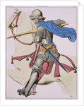 Print Depicting a Knight in Armor on Horseback by Anonymous