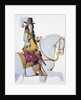 Print Depicting King Louis XIV on Horseback by Anonymous