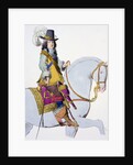 Print Depicting King Louis XIV on Horseback by Anonymous