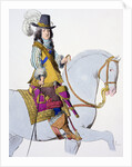 Print Depicting King Louis XIV on Horseback by Anonymous
