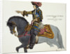 Print Depicting King Louis XIV Riding on a Gray Horse by Anonymous