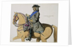 Print Depicting King George II on Horseback by Anonymous